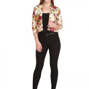 Women Rayon Multicolor Jacket